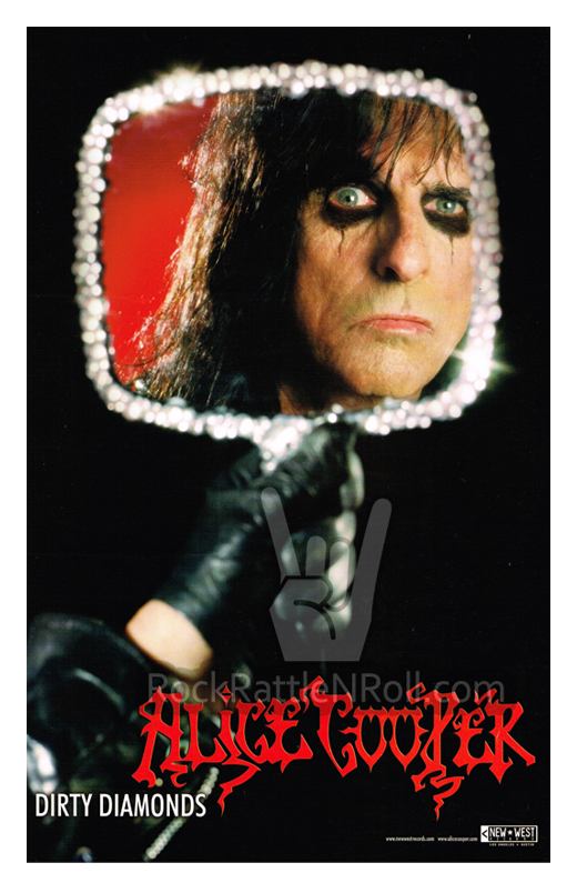 Alice Cooper - Dirty Diamonds 11x17 Concert Poster