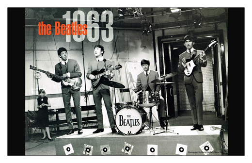 The Beatles - 1963 Guitar Magazine Poster