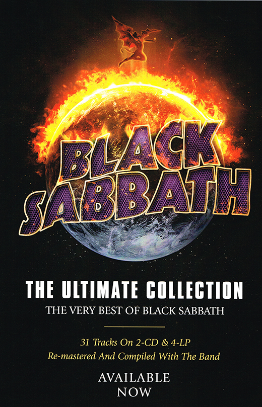 Black Sabbath The Ultimate Collection LP Promo Poster