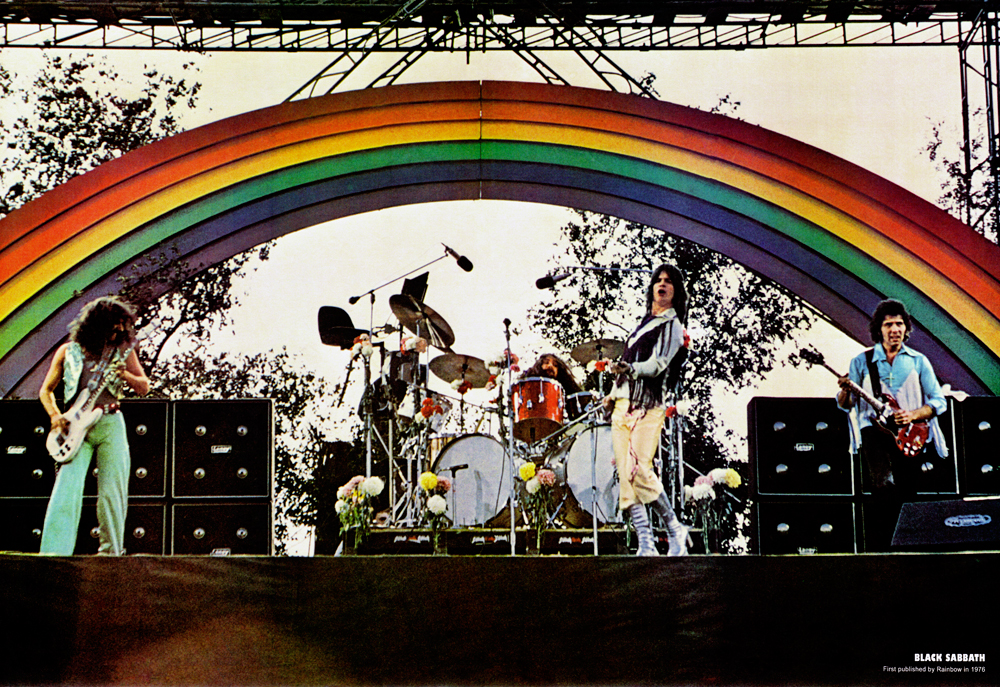 Black Sabbath - 1974 California Jam Concert Photo Poster