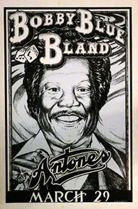 Bobby Blues Bland Antone's original concert Poster
