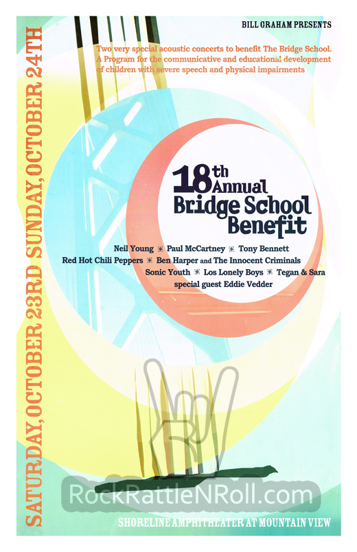 Bridge School Benefit - 18th Annual Concert Poster