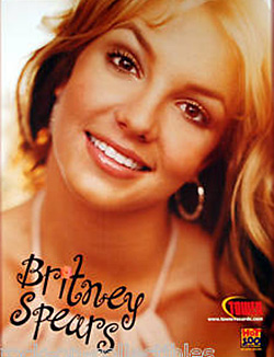 Britney Spears Tower Records Promo Poster