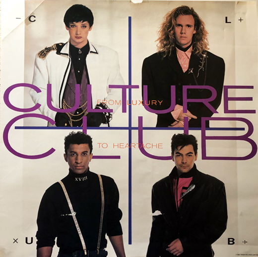 Culture Club - 1986 From Luxury To Heartache 24x24 Promo Poster
