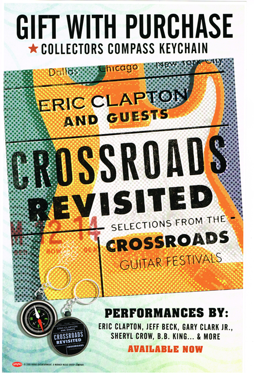Eric Clapton Crossroads Revisited Promo Poster