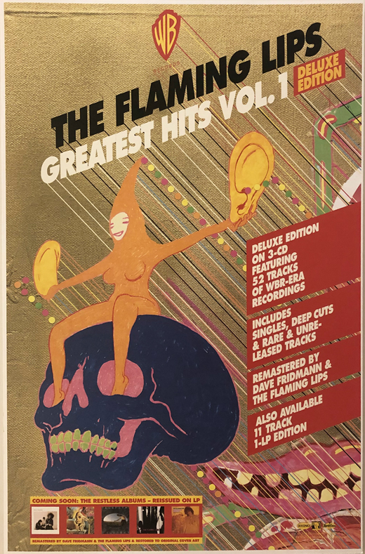 Flaming Lips - Greatest Hits Vol 1 Promo Poster