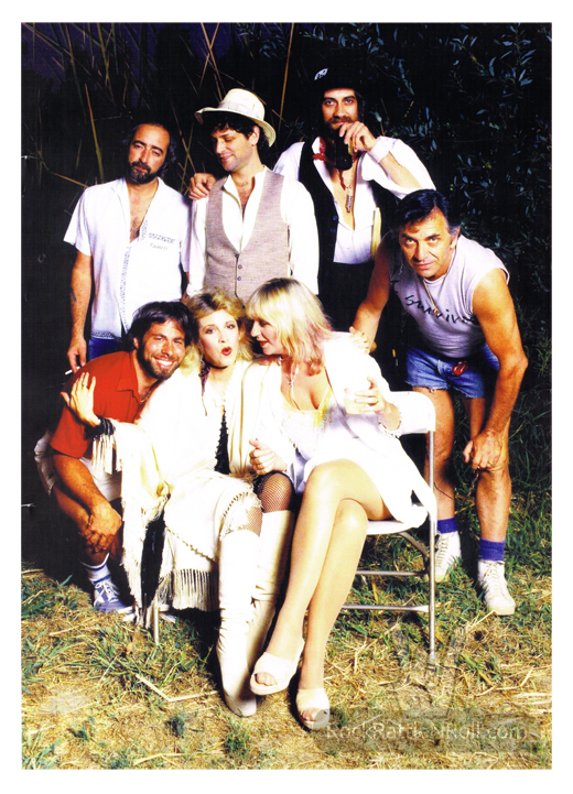 Fleetwood Mac - 1982 US Festival Backstage Photo Poster with David Wozinac and Bill Graham