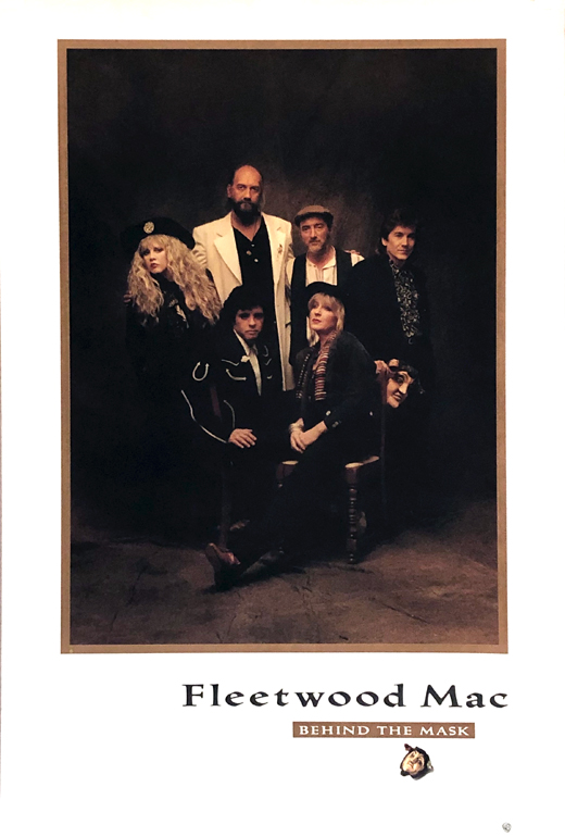 Fleetwood Mac - 1990 Behind The Mask Promo Poster