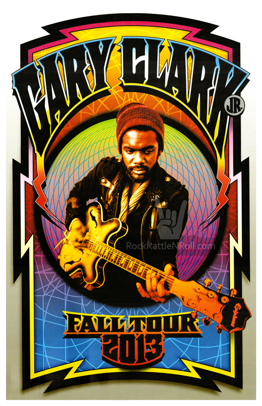 Gary Clark Jr - 2013 Repro Concert Poster