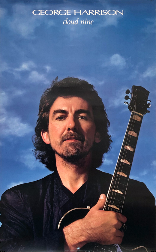 George Harrison - 1987 Cloud Nine Promo Poster