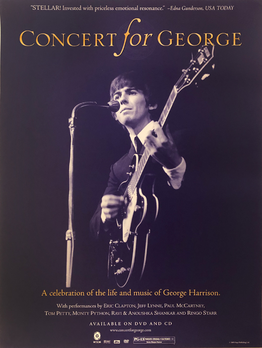 George Harrison - Concert For George Promo Poster