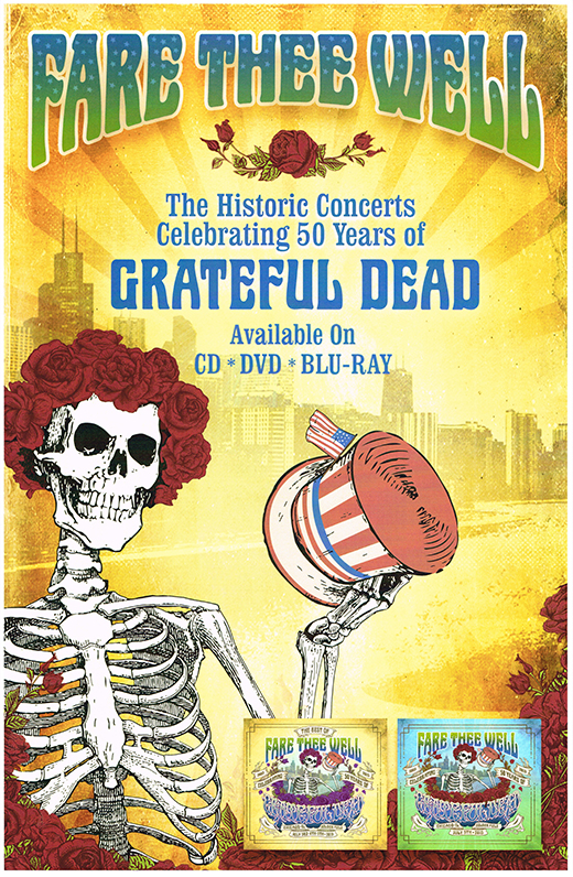 Grateful Dead - Promo Poster Fare Thee Well