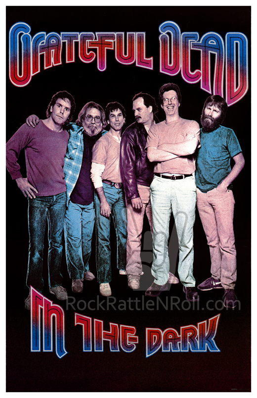 Grateful Dead - 1987 In The Dark LP Promo Poster