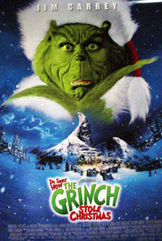 The Grinch Jim Carey promo movie Poster
