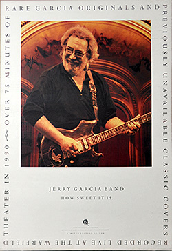 Jerry Garcia Limited Edition Promo Poster