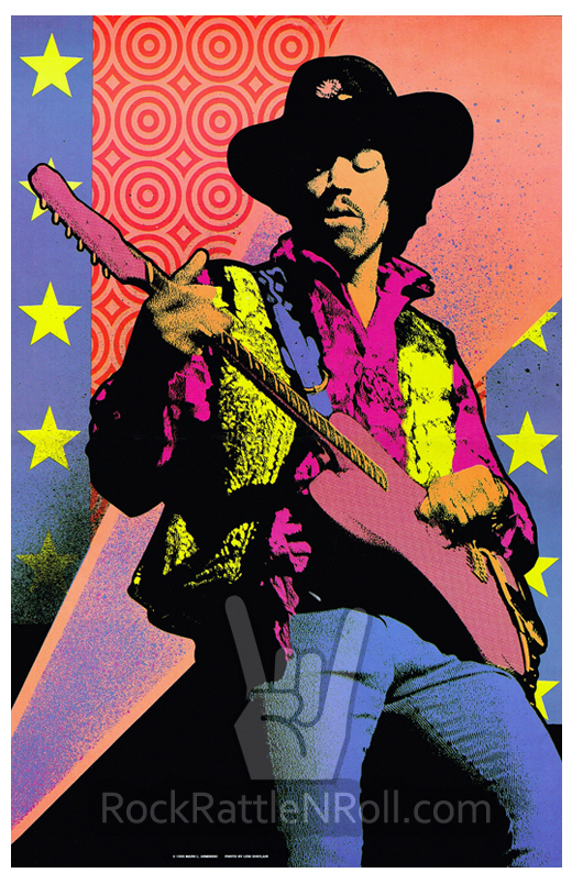 Jimi Hendrix - Guitar World Magazine 11x17 Poster