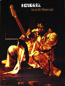 Jimi Hendrix - 1999 Live At The Fillmore East Promo Poster