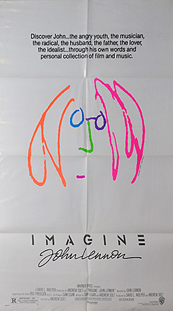 John Lennon Imagine Movie Promo Poster