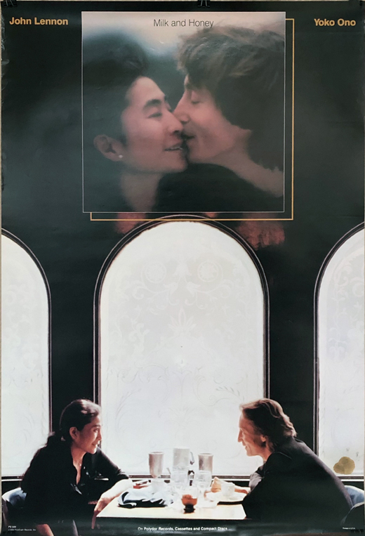 John Lennon - 1984 Milk and Honey Promo Poster