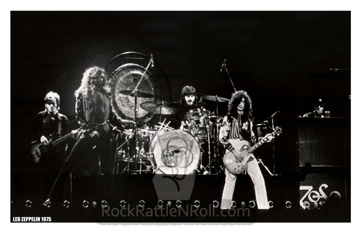 Led Zeppelin - 1975 Live In Concert Photo Poster