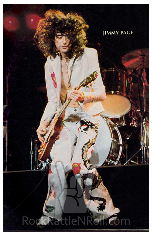 Led Zeppelin - Jimmy Page Guitar Magazine Poster