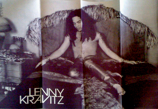 Lenny Kravitz - 1990 Lenny Kravitz HUM Virgin Records Issue #2 Poster