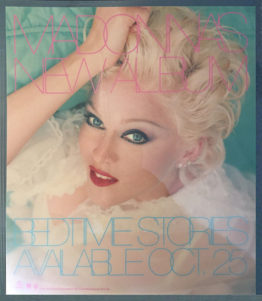 Madonna Bedtime Stories Promo Display Stand Up
