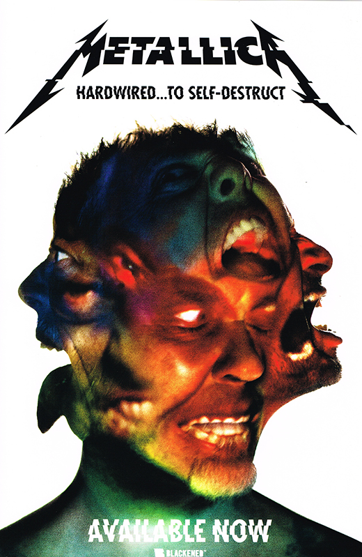 Metallica Hardwired Promo Poster