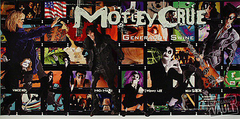 Motley Crue Generation Swine LP Promo Poster
