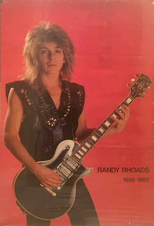 Randy Rhoads - 1983 Retail Poster