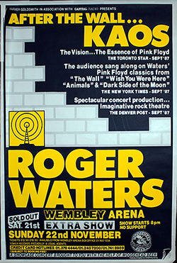 Roger Waters - UK Concert Poster