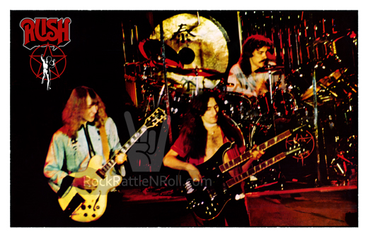 Rush - 1980 In Concert Retail Poster