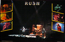 Rush 1981 Retail Poster