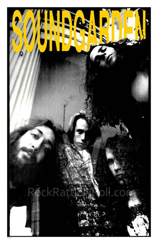 Soundgarden - 1989 UK Retail Poster
