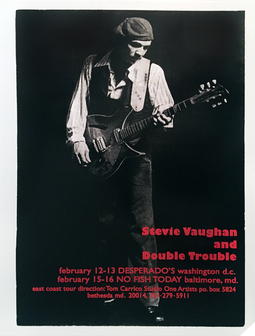 Stevie Ray Vaughan - 1979 Repro Concert Poster