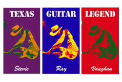 Stevie Ray Vaughan 1985 Texas Guitar Legend Poster Print