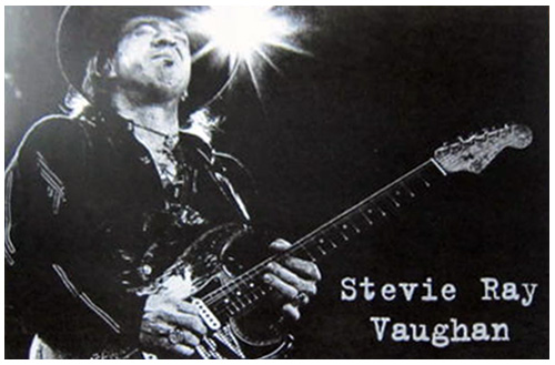 Stevie Ray Vaughan 1995 Fan Club Poster