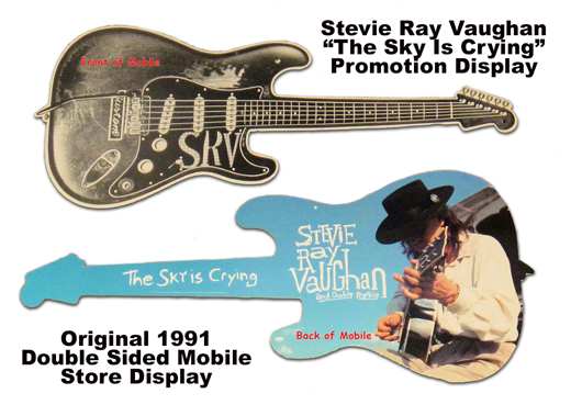 Stevie Ray Vaughan Promo Mobile Display The Sky Is Crying