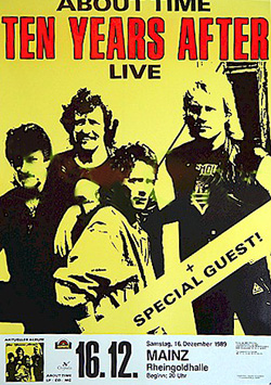 Ten Years After 1989 Rheingoldhalle Mainz Germany original concert Poster
