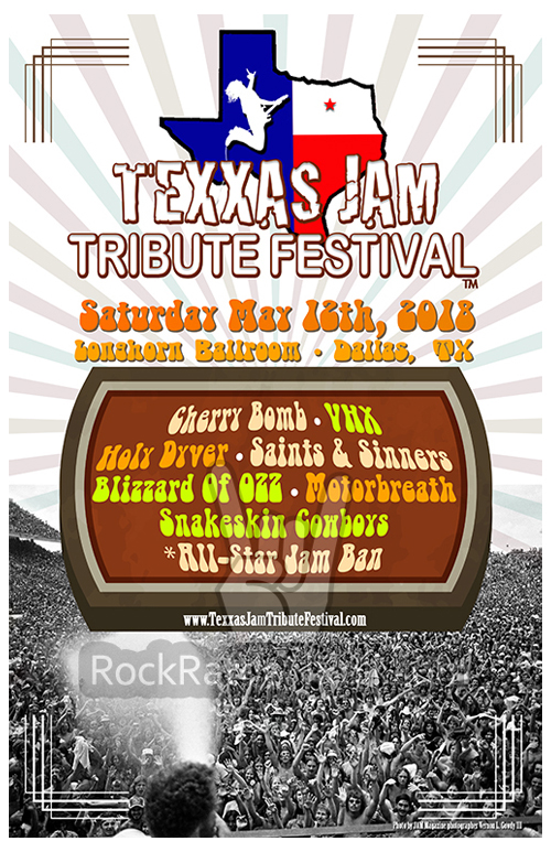 Texxas Jam 2018 Tribute Festival Poster Print