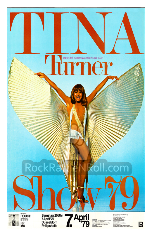 Tina Turner - 1979 German Concert Poster