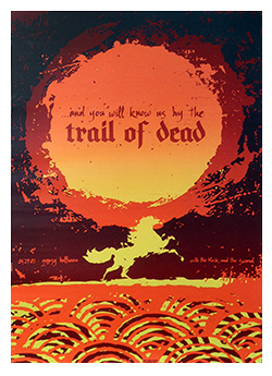 Trail Of Dead Concert Poster