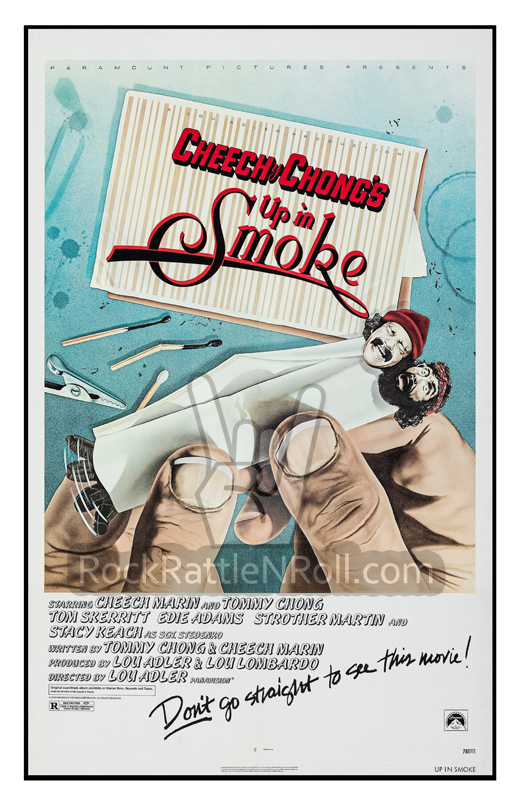 Up In Smoke - 1975 Cheech & Chong Movie Poster