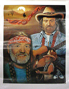 Willie Nelson 1979 Retail Poster