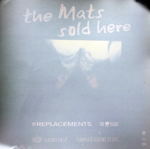 Replacements - The Mat Sold Here Promo Window Sticker