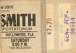 Aerosmith Ticket Stub 1978 Sportatorium - Hollywood, FL