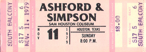 Ashford & Simpson 11-11-79 Sam Houston Coliseum Houston, TX