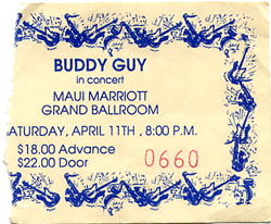 Buddy Guy 04-11-92 Maui Marriott Grand Ballroom - Maui, HI