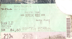 Depeche Mode 2001 Nurnberg, Germany