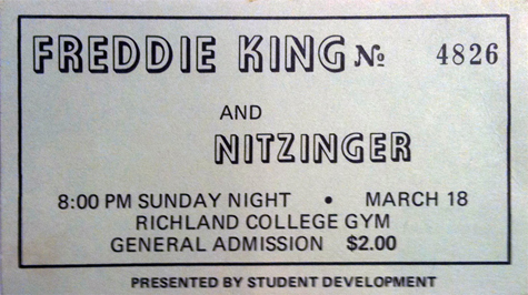 Freddie King 03-18-73 Richland College Gym - Richland, TX